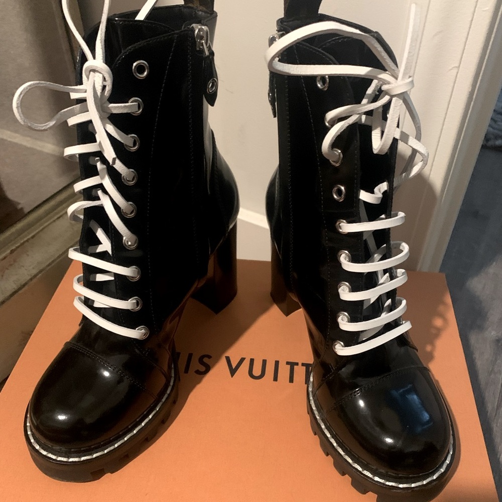 LV black Love boots